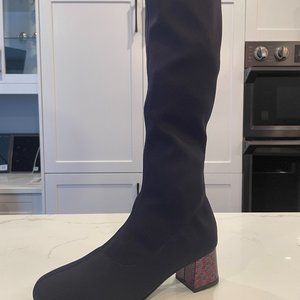 Ron White Oriah Weave French Navy Boot Size Euro 36/US 5.5 NEW!